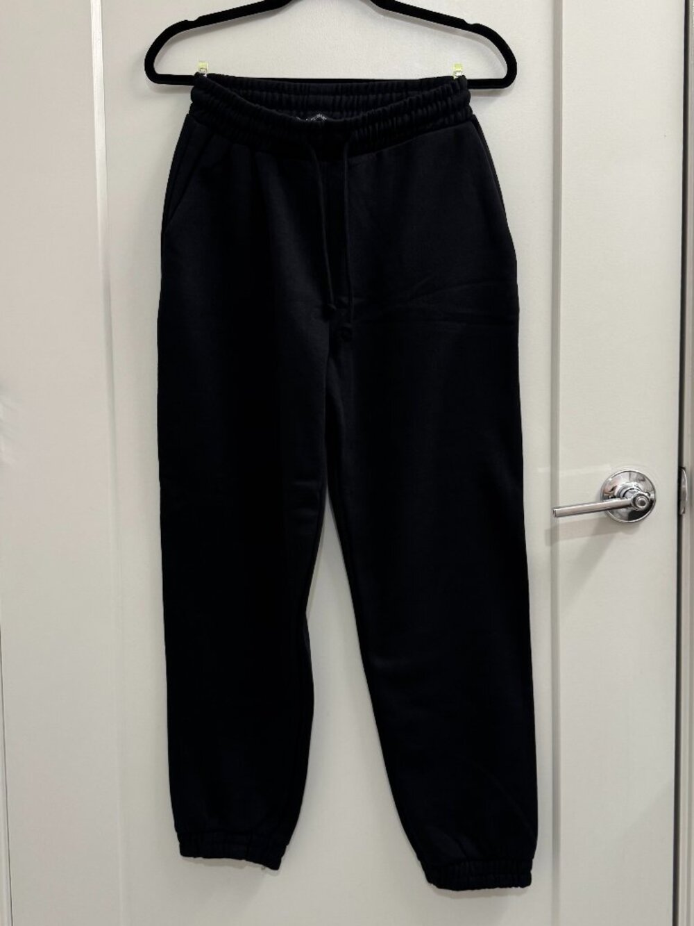 NEW Zara Women's Size Small Black Sweatpants Loungewear
